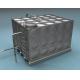 15m3 Horizontal Stainless Steel Water Storage Tanks 2.4m Diameter