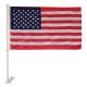 US Screen Printed Car Flag Single Sided Or Double Sided Screen Digital Printing