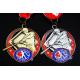 Baseball 3D Effect Metal Sports Award Medals Antique Gold / Silver Plating