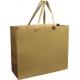 Fresh long stripe design shopping bag craft paper material for wholesale