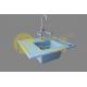 Epoxy resin chemical resistance ice blue drop in sinks for laboratory benches