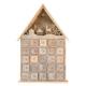 Calendar Counting Wooden Storage Box Christmas House Decorative Gift Box