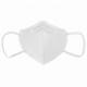White Color Eco Friendly KN95 Filter Mask With Elasticated Head Band
