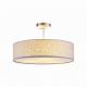 Dot Cut Drum Ceiling Lamp Shade AC220 Easy Fit Ceiling Light IP20