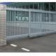 Sliding Automatic Steel Fence Gate with PVC Coated For Hotel Villa