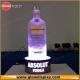 Silvery Acrylic LED Wine Light Up Bottle Display / Bar Bottle Display
