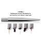 Stainless Steel Autoclave Microblading Pen For Curve Flat Round U Shape Blade