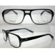 Lightweight Men Acetate Eyeglasses Frames, Black Retro Handmade Glasses Frames