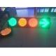 Red Green Traffic LED Display Flashing Traffic Light Yellow / Red / Green With Arrows