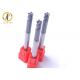 45 Degree Solid Carbide Thread Mills , Square Cutting Shell End Mill Cutter For