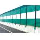 City Bridge Highway Sound Barrier Fiberglass Noise Barrier With Transparent PV