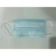 Non Woven Disposable Mouth Mask Anti Bacteria With Adjustable Nose Piece