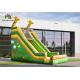 Green / Yellow Giraffe PVC Inflatable Dry Slide Customize Slide For Outdoor Activities