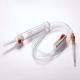 Luer Lock Disposable PVC Infusion Blood Tubing Set For Hemodialysis