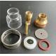 Better Gas Coverage Guaranteed with TIG Accessories Champagne Clear Nozzle Kit 54NQCN