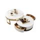 Modern Home Luxury Coffee Center Tables Round Marble With Storage