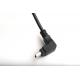 MOUNTABLE USB PORT TYPE B FEMALE PANEL MOUNT ADAPTER TO USB MINI-B MALE TOP ANGLE WTH MOLDING