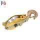 10kn Nylon Sheave Rope Pulley Blocks Transmission Line Stringing Tools