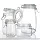 Empty Airtight Canning Freezing Glass Jars Jelly Packing With Stainless Steel Lids