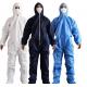 Multi Colored Disposable Protective Suit Full Body Medical Grade Coveralls Breathable