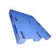 1200*1000 Solid Top Plastic Pallets HDPE Rackable Plastic Pallet