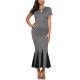 Newest Design Women Wholesale Hot Women Bodycon Long Dress