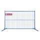 6ft X9.5'  Blue Color Portable Temporary Mesh Fence | China Portable Temporary Fence Factory