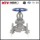 Manual Actuator Through Way Globe Valve in Stainless Steel for Industrial