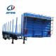 Dual Line Braking System 3 Axles 40ft Flat Bed Semi Trailers for Shipping Containers