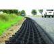 Smooth HDPE Geocell Carbon Black Content ≥1.5 Plastic Retaining Wall Strengthening