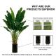 120-180cm Artificial Potted Plants Bird Of Paradise For Living Room Decor