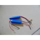 3.7V 320mAh ICR10440 lithium-ion cylinder rechargeable battery with PCM and wire