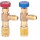 R410A R22 Liquid Safety Adapter Flow Control Ball Valve Refrigerant Charging Valve for Air Conditioner