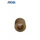 Embossed Copper Brass Sleeve Threaded Insert Nut SGS Certificated