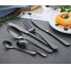 Stainless Steel Cutlery with Black Color/Flatware Set/Tabletop/Le posate