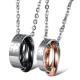 New Fashion Tagor Jewelry 316L Stainless Steel couple Pendant Necklace TYGN060