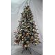 6FT PE Christmas Tree with White Downy Shawl Decorative Tree