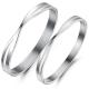 Tagor Jewellery Super Quality 316L Stainless Steel couple Bracelet Bangle TYGB020