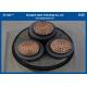 112/20KV Three Cores Armoured Power Cable , MV Power Cable MV IEC 60502/60228 Standard（CU/PVC/XLPE/LSZH/DSTA）