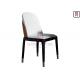 Modern Ash Wood Restaurant Chairs H87cm Dual Color Backrest With Solid Frame