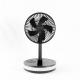 HEBRONFAN Pedestal Table Fan Multifunction Desktop Cooling  Rechargeable with Remote Control