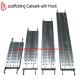Q195 Q235 Scaffolding Catwalk With Hook Galvanized Steel Plank Customized