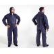 Non Woven PP+PE Coated Protective Disposable Coverall Suit Navy Blue