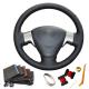 Hand Sewing Artificial Leather Custom Steering Wheel Cover for Toyota Corolla Matrix Auris 2007 2008 2009 2010 2011 2012 2013