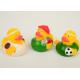 Sport Theme Hockey Rubber Duck , Bath Plastic Weighted Ducks For Racing