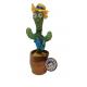 Talking Sunny Cactus Electronic Plush Toy Dancing Singing Record for Kids