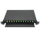 19 Inch Rack Mount 12 Port Fiber Optic Patch Panel 1U SC APC Adapter