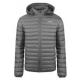 Wind Resistant Mens Light Down Jacket With Adjustable Detachable Hood