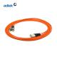 OM1/2 FTTX Multimode Fiber Patch Cord FC/UPC to FC/UPC SX 3.0mm Flat PVC