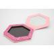Special Shaped Magnetic Make Up Palette Refilling Pink Hexagon Eyeshadow Palette